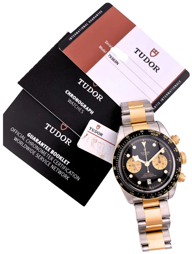 Tudor Black Bay 79363N/STEEL/GOLD.BLACK/CHAMP 41mm Stainless steel Black 7