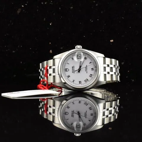 Tudor Prince 74000N 34mm Stainless steel White