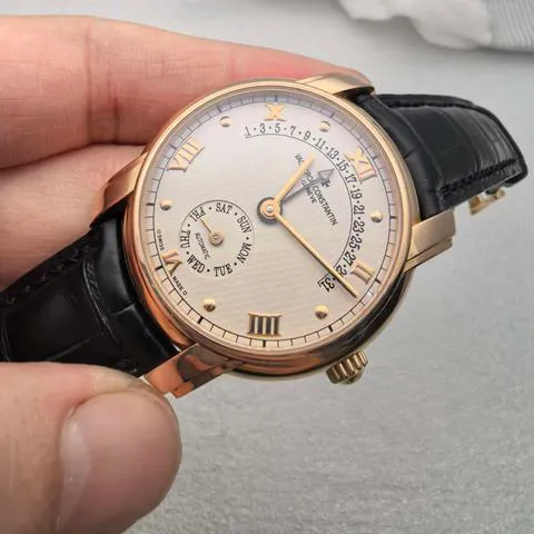 Vacheron Constantin Patrimony 47245/000R-8775 38mm Rose gold Silver 2