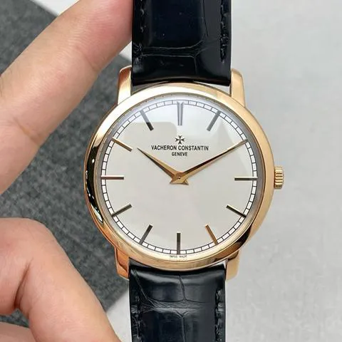 Vacheron Constantin Traditionnelle 43075/000R-9737 41mm Rose gold Silver