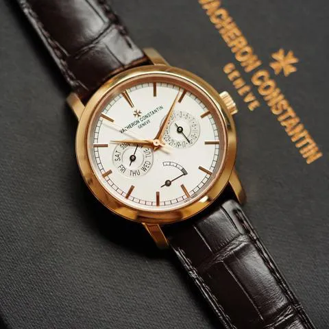 Vacheron Constantin Traditionnelle 85290/000R-9969 39.5mm Rose gold Silver