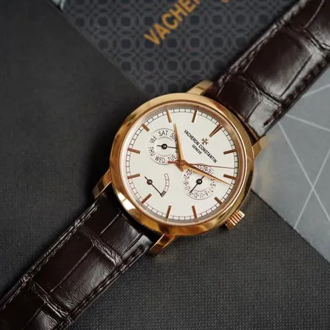 Vacheron Constantin Traditionnelle 85290/000R-9969 39.5mm Rose gold Silver 4