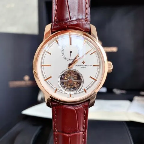 Vacheron Constantin Traditionnelle 89000/000R-9655 42mm Rose gold Silver