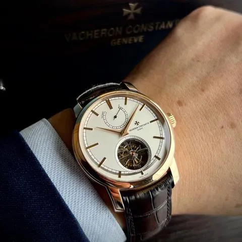 Vacheron Constantin Traditionnelle 89000/000R-9655 42mm Rose gold Silver 7