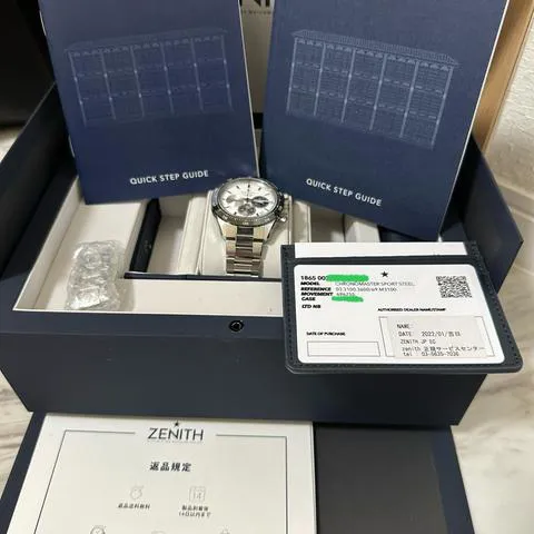 Zenith Chronomaster Sport 03.3100.3600/69.M3100 41mm Stainless steel Silver 7