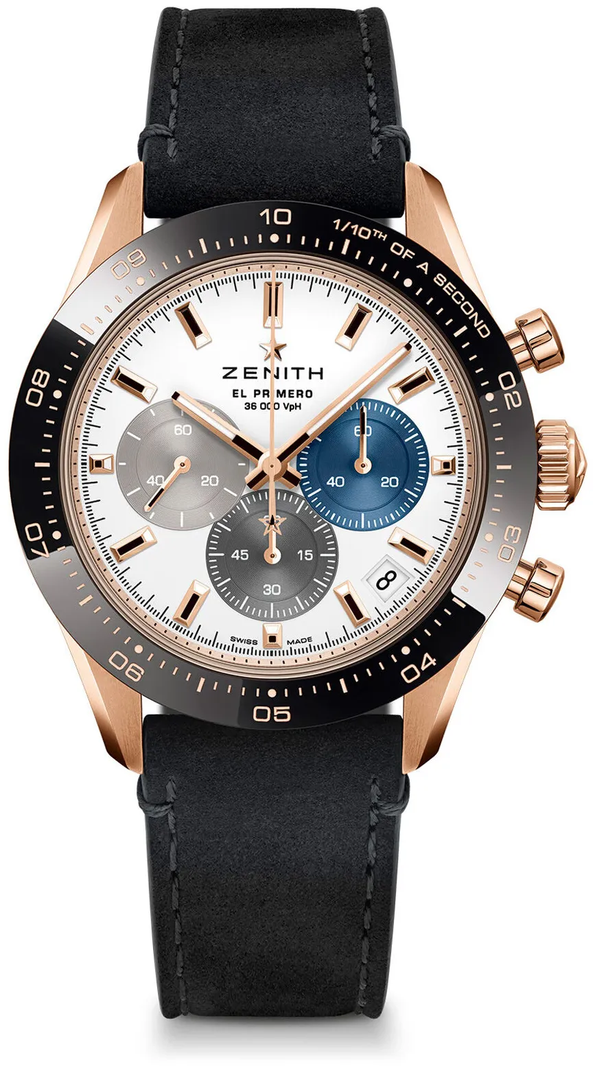 Zenith Chronomaster Sport 18.3100.3600/69.C920 41mm Rose gold Silver