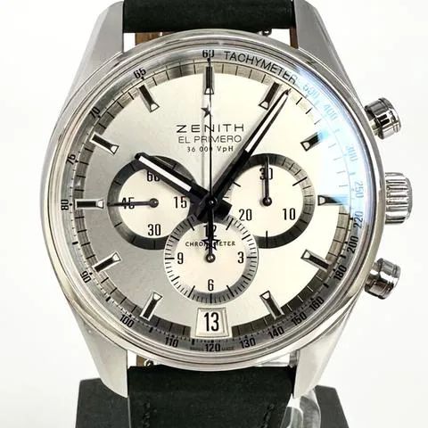 Zenith El Primero 36'000 VpH 03.2040.400 42mm Stainless steel Black