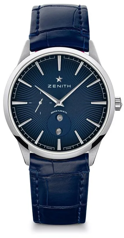 Zenith Elite 03.3101.692/02.C922 40mm Stainless steel Blue