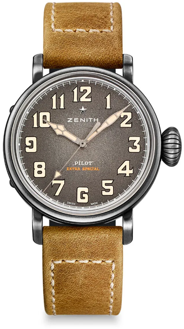 Zenith Pilot 11.1940.679/91.C807 40mm Stainless steel Gray