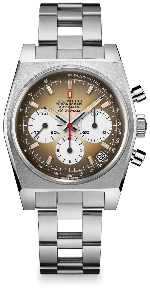 Zenith Revival 03.A384.400/385.M385 37mm Stainless steel Brown