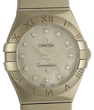 Omega Constellation 123.10.24.60.55.001 24mm Stainless steel White