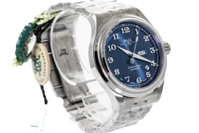 Ball Trainmaster Cleveland Express NM1058D-SCJ-BE 41mm Stainless steel Blue 5