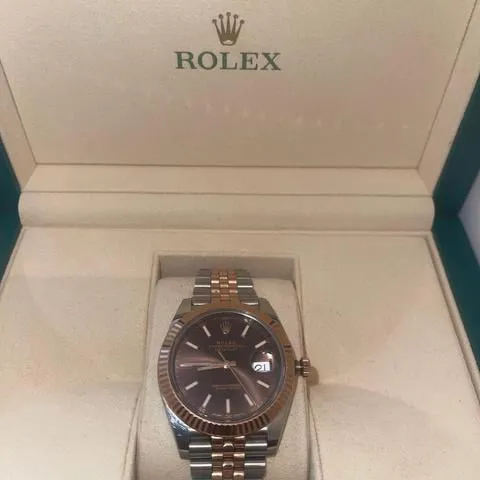 Rolex Datejust 41 126331 41mm Yellow gold and Stainless steel Brown