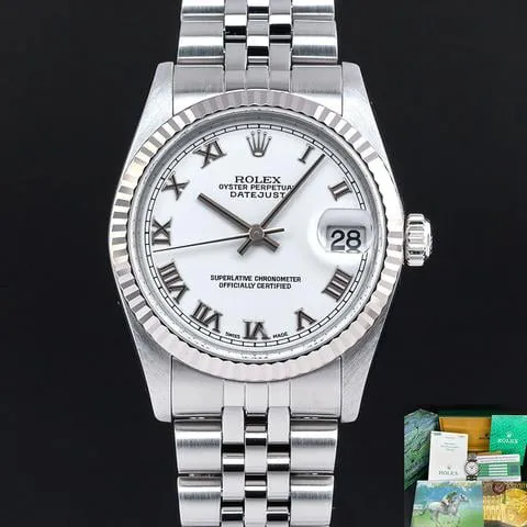 Rolex Datejust 31 78274 31mm Stainless steel White