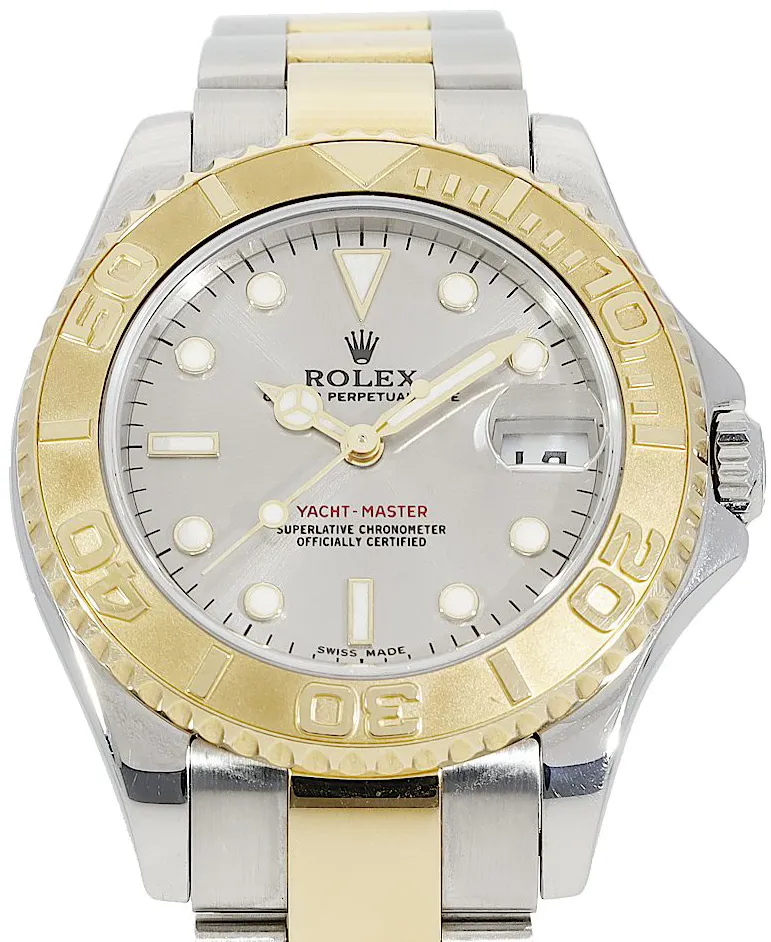 Rolex Yacht-Master 168623 35mm Yellow gold and Stainless steel Silver