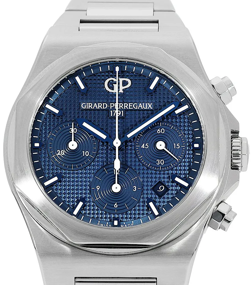 Girard-Perregaux Laureato 81020-11-431-11A 42mm Stainless steel Blue