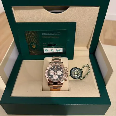 Rolex Daytona 126505 40mm Rose gold Black