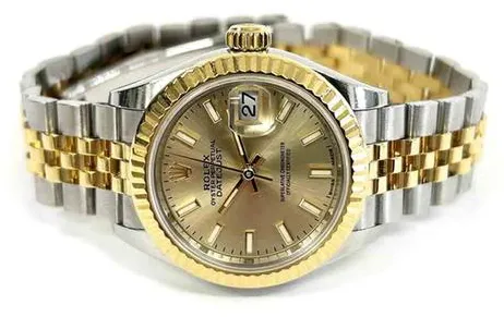 Rolex Lady-Datejust 279173 28mm Yellow gold and Stainless steel Champagne 3