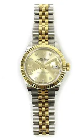 Rolex Lady-Datejust 279173G 28mm Yellow gold and Stainless steel Champagne 2