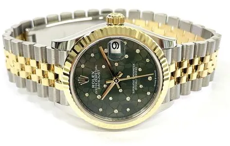 Rolex Datejust 31 278273 31mm Yellow gold and Stainless steel Green 3