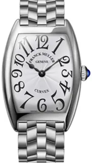 Franck Muller Cintru00e9e Curvex 1752 QZ Stainless steel Silver