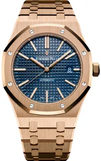 Audemars Piguet Royal Oak 15400OR.OO.1220OR.03 Rose gold Blue