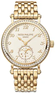 Patek Philippe Moonphase 7121/1J-001 Yellow gold Beige