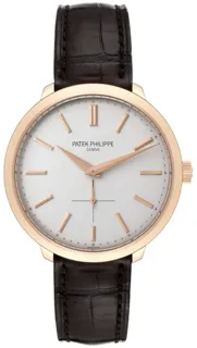 Patek Philippe Calatrava 5123R-001 Rose gold Silver