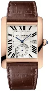 Cartier Tank W5330001 Rose gold Silver