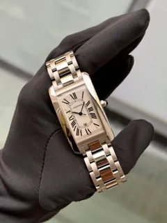 Cartier Tank Amu00e9ricaine 1741 White gold White