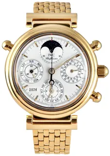 IWC Da Vinci Perpetual Calendar IW3751 Yellow gold White