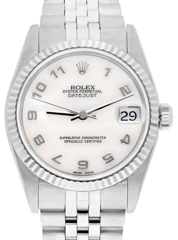 Rolex Datejust 31 78274 31mm Stainless steel White