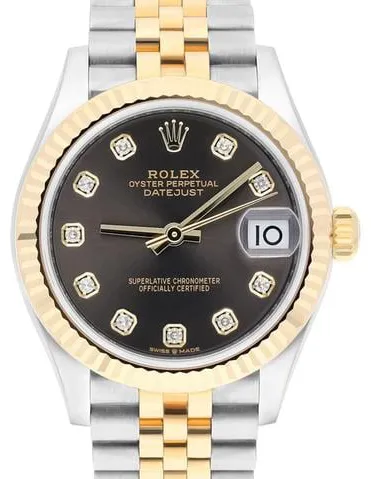 Rolex Datejust 31 278273 31mm Yellow gold and Stainless steel Gray