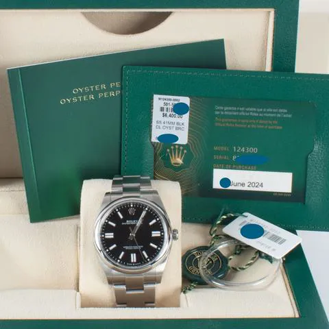 Rolex Oyster Perpetual 124300-0002 41mm Oystersteel Black