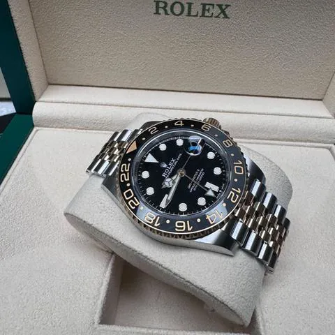 Rolex GMT-Master II 126713GRNR 40mm Yellow gold and Stainless steel Black