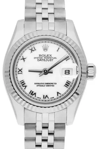 Rolex Lady-Datejust 179174 26mm Stainless steel White