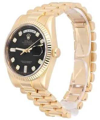 Rolex Day-Date 36 118238 36mm Yellow gold Black 4