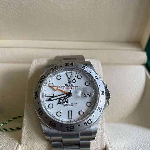 Rolex Explorer II 226570 42mm Stainless steel White