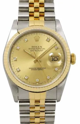 Rolex Datejust 16233G 36mm Yellow gold and Stainless steel Gold