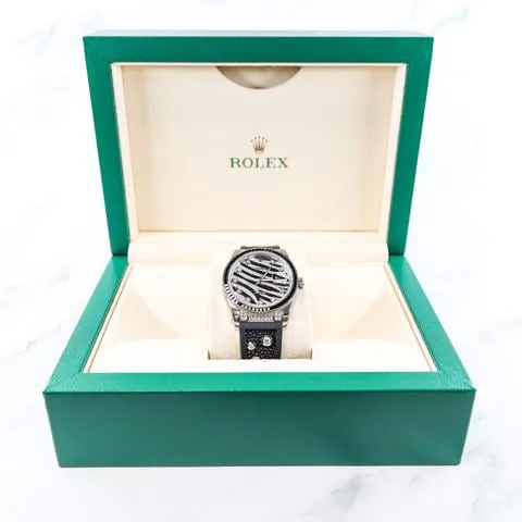 Rolex Datejust 36 116199SANR 36mm White gold Black