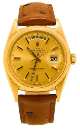 Rolex Day-Date 36 1803 36mm Yellow gold Champagne