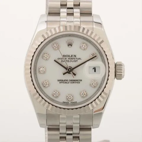 Rolex Lady-Datejust 179174G 25mm Yellow gold and Stainless steel White