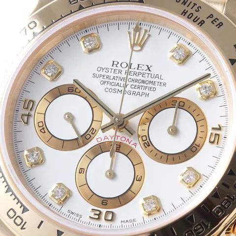 Rolex Daytona 16518G 40mm Yellow gold White 5