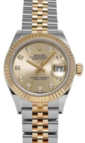 Rolex Lady-Datejust 279173G 28mm Stainless steel Champagne