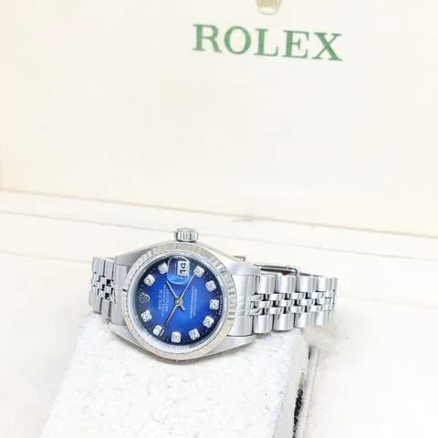 Rolex Lady-Datejust 79174 26mm Stainless steel Blue 1