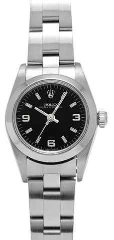 Rolex Oyster Perpetual 76080 24mm Stainless steel Black