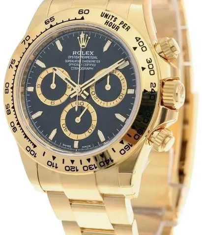 Rolex Daytona 126508 40mm Yellow gold Black 1