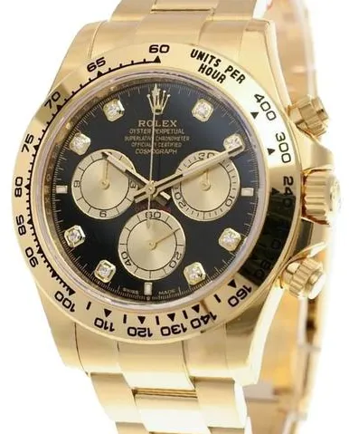 Rolex Daytona 126508 40mm Yellow gold Black 1