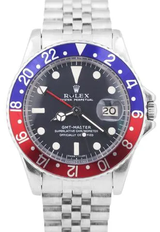 Rolex GMT-Master 1675 40mm Stainless steel Black