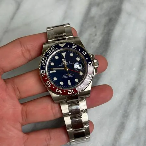 Rolex GMT-Master II 126719BLRO 40mm White gold Blue